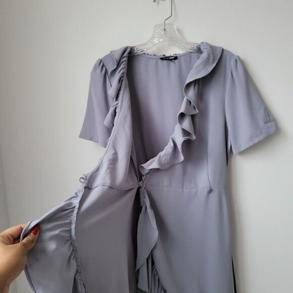 fashion NOVA Attention Grabber Ruffle Mini Dress Size Medium - Picture 11 of 14